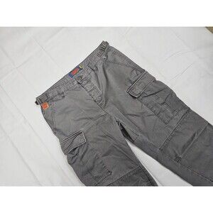 Empyre Pants Mens 30x27 Grey Relax Cargo Skater Y2K Workwear Streetwear